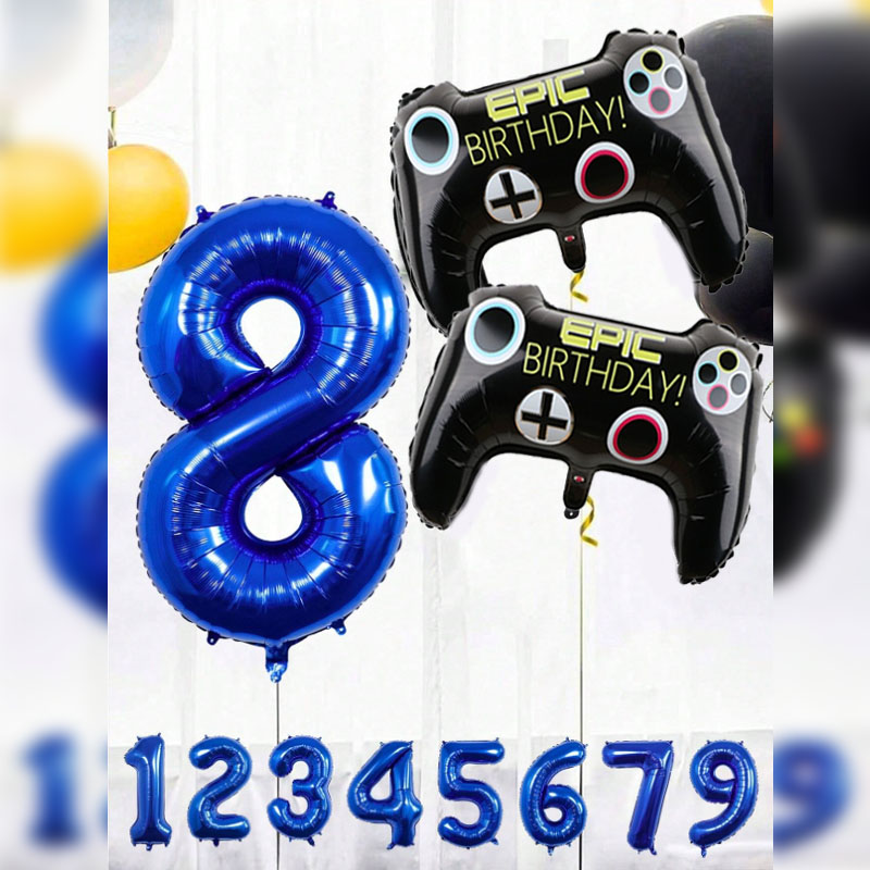 Gaming Console Handle - 3pcs Video Game Party Supplies Set