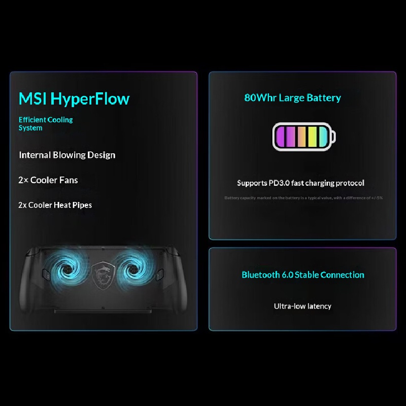 MSI Claw 8 EX AI+ Win11 8