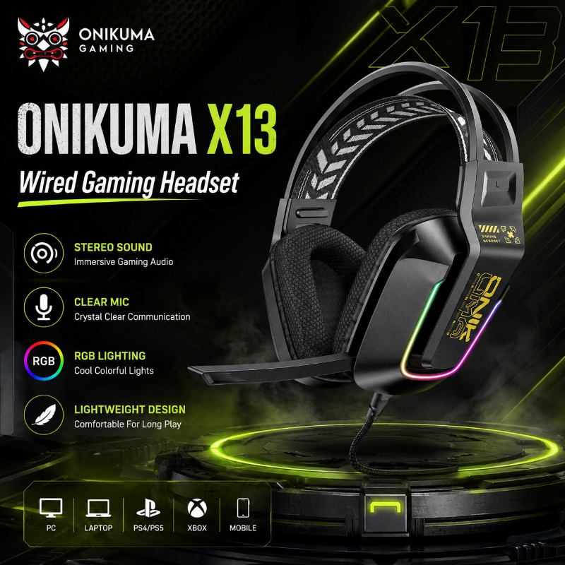 ONIKUMA X13 Gaming Headset Wir - огляд і ціна Gaming Console Headset