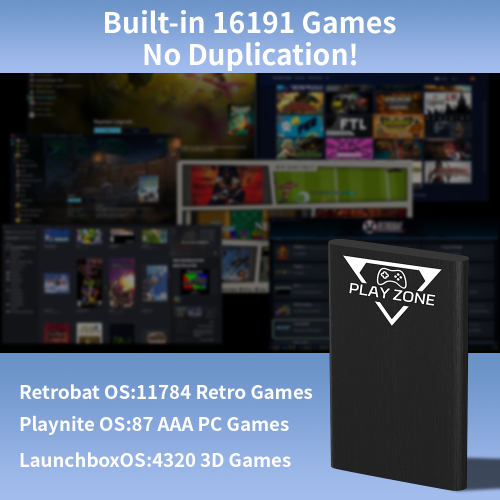 Play Zone 1TB Portable Gaming  - огляд і ціна Gaming Console Zone