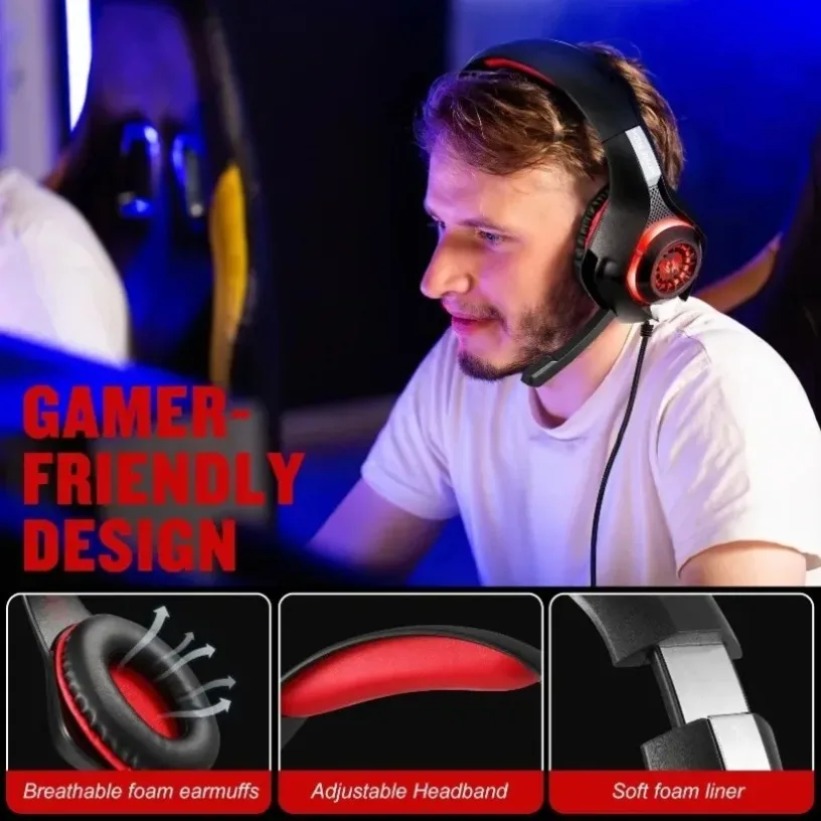 LED Gaming Headphones with Mic - огляд і ціна Gaming Console Headset