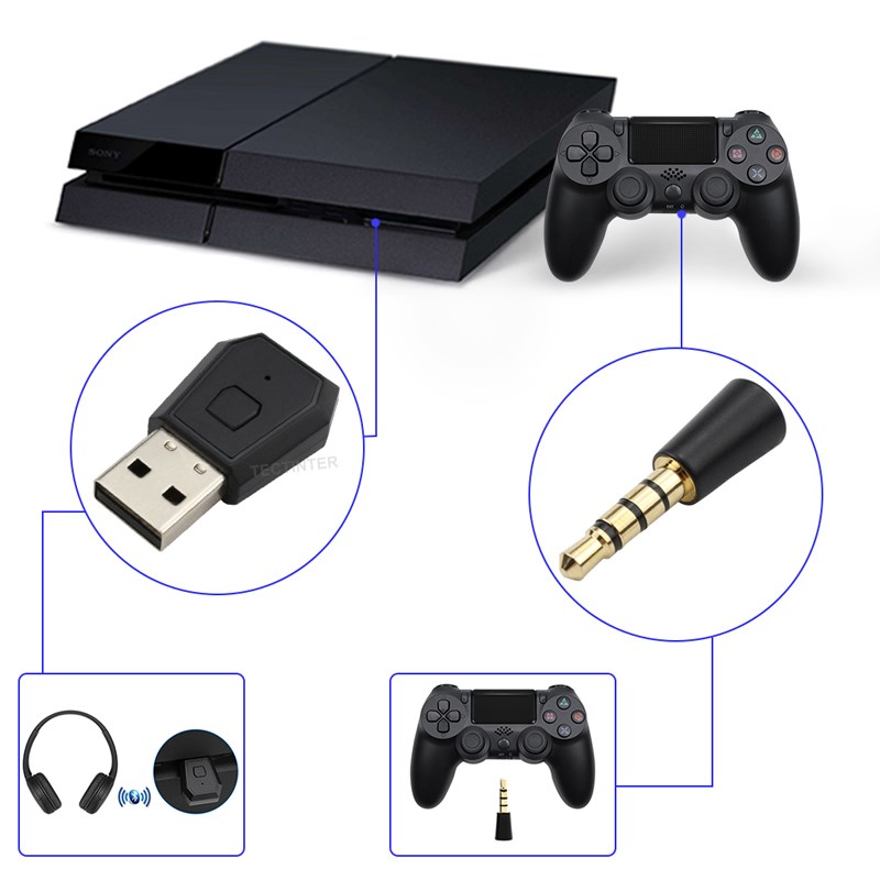USB Wireless Adapter Receiver  - огляд і ціна Gaming Console Headset