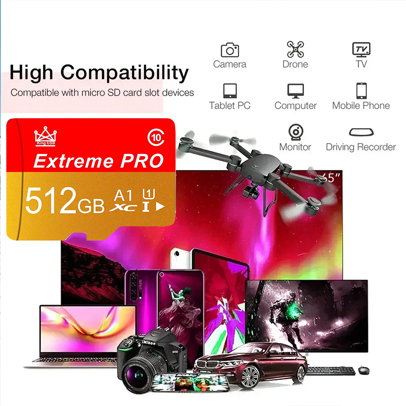 High Speed SD Cards 512GB 128G - огляд і ціна Gaming Console And Monitor