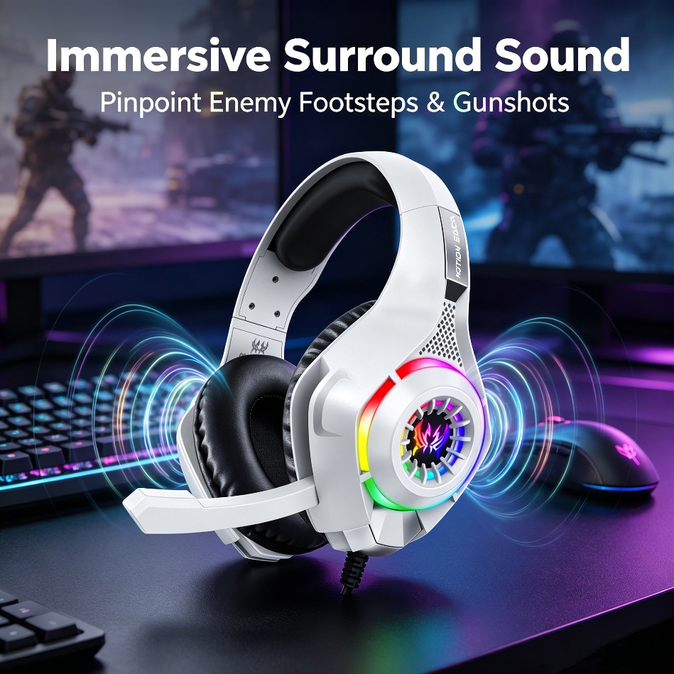 PC Gaming Headset with Mic RGB - огляд і ціна Gaming Console Headset