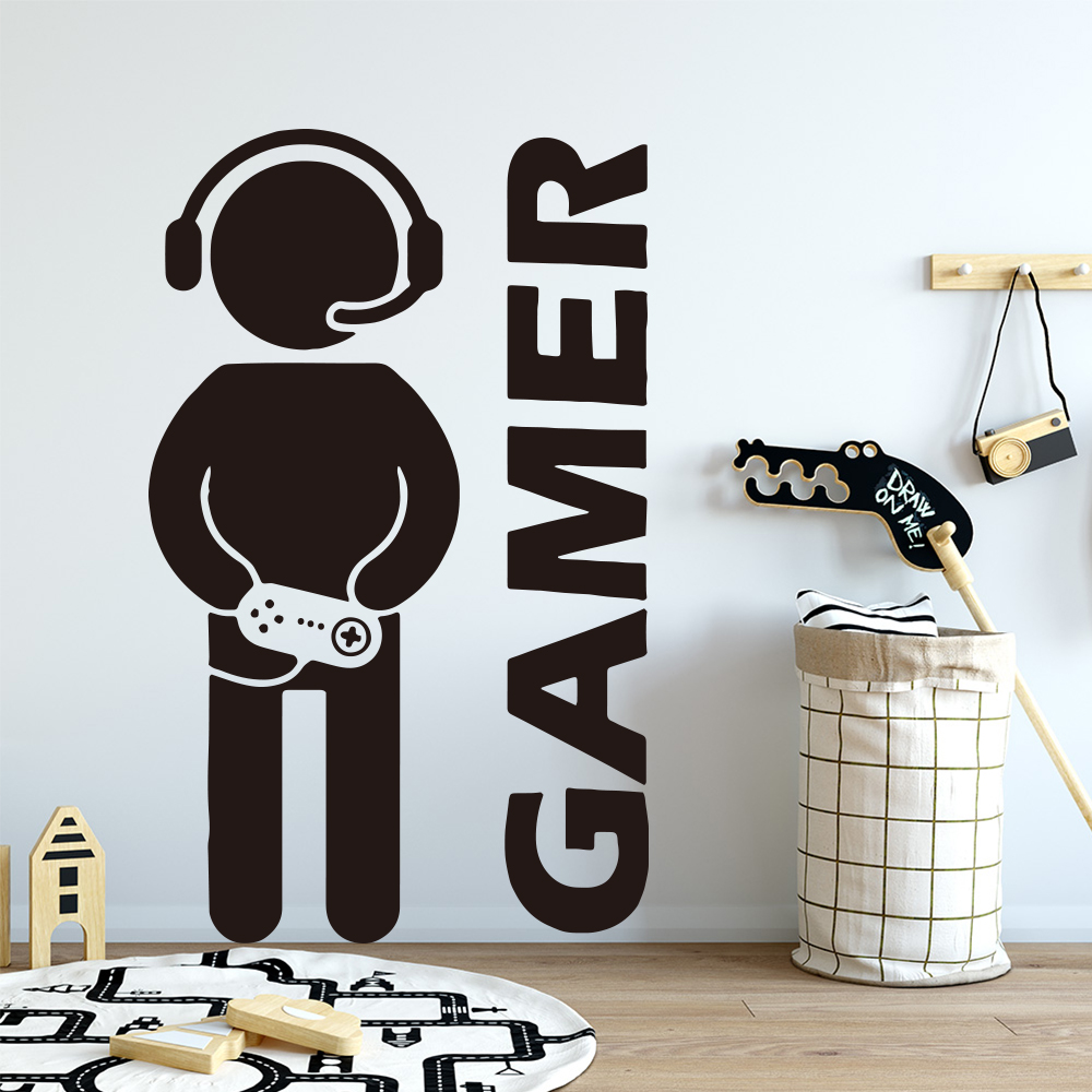 1pc Gamer Wall Art Decal For K - огляд і ціна Gaming Console Handle