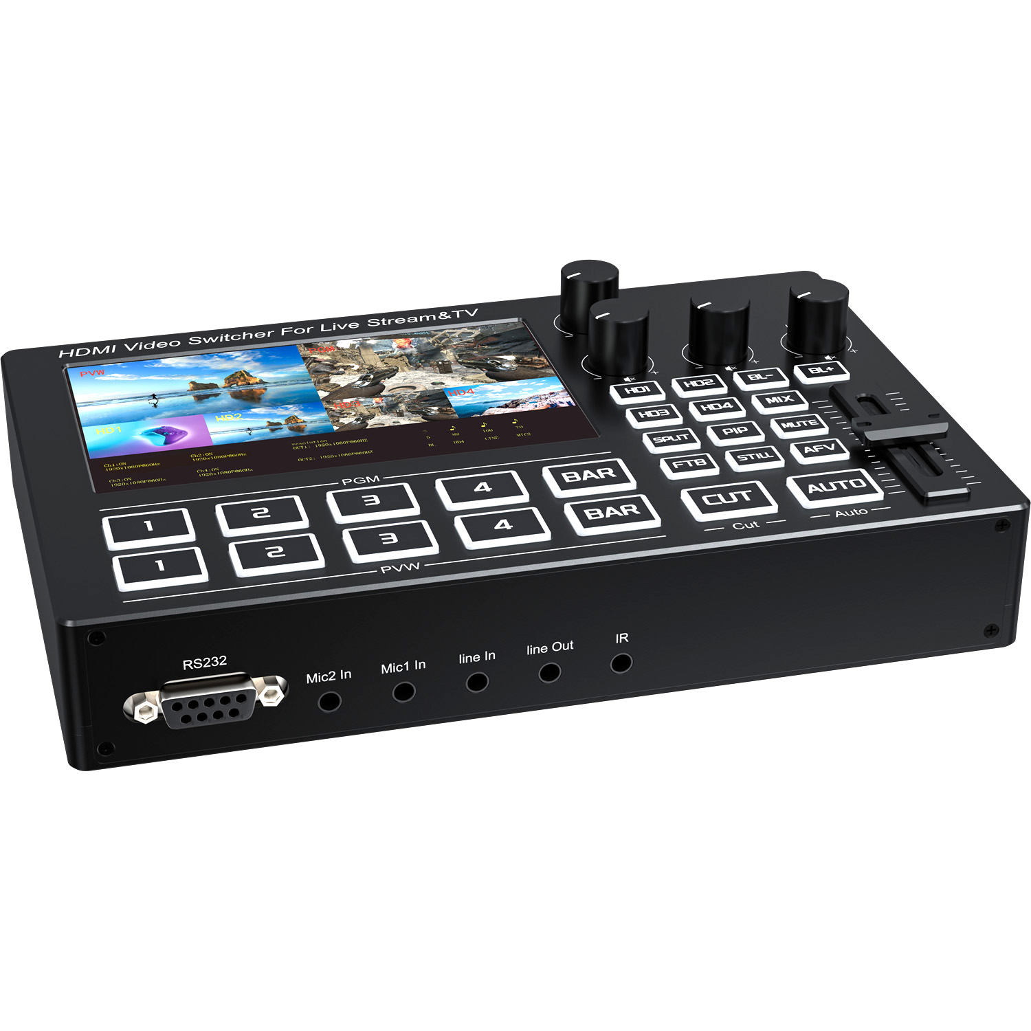 1080P 4 Channel HDMI Live Stre - огляд і ціна Gaming Console Monitor
