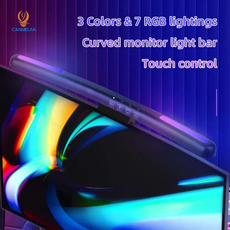 Curved LED Monitor Light Bar U - огляд і ціна Gaming Console Monitor